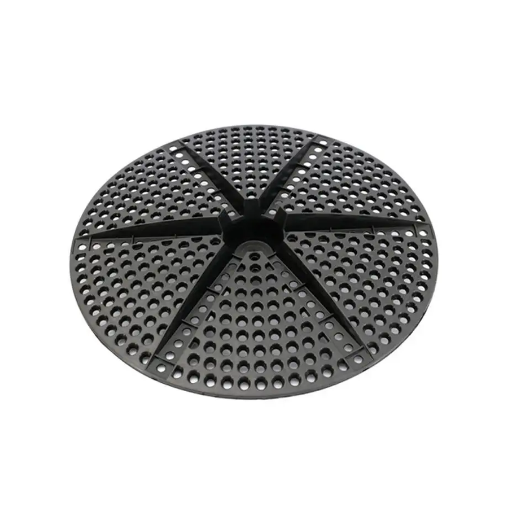 2052 РЕШЕТКА ЗА БИДОНИ ГОЛЯМА ЧЕРНА 50 см. - Image 1