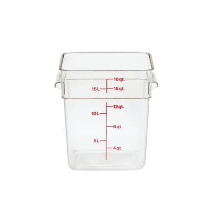 ПРОЗРАЧНА БАКА КВАДРАТ