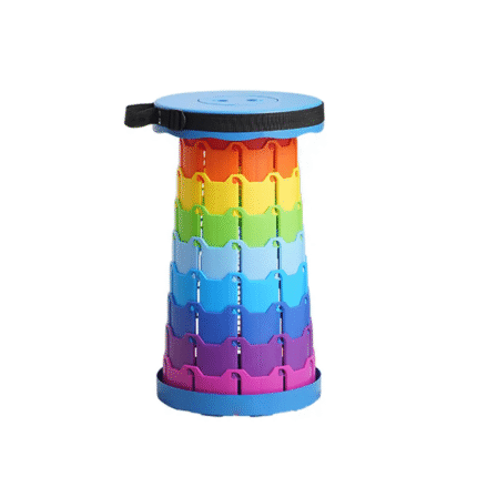 ТАБУРЕТКА СГЪВАЕМА ЦВЕТНА ВТОРИЧНА